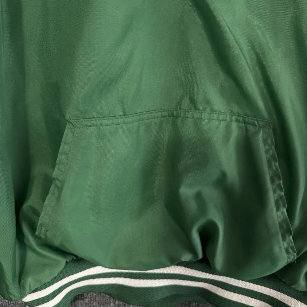 Vintage Chalk Line Boston Celtics Quarter Zip Nylon Jacket XL Pullover NBA
